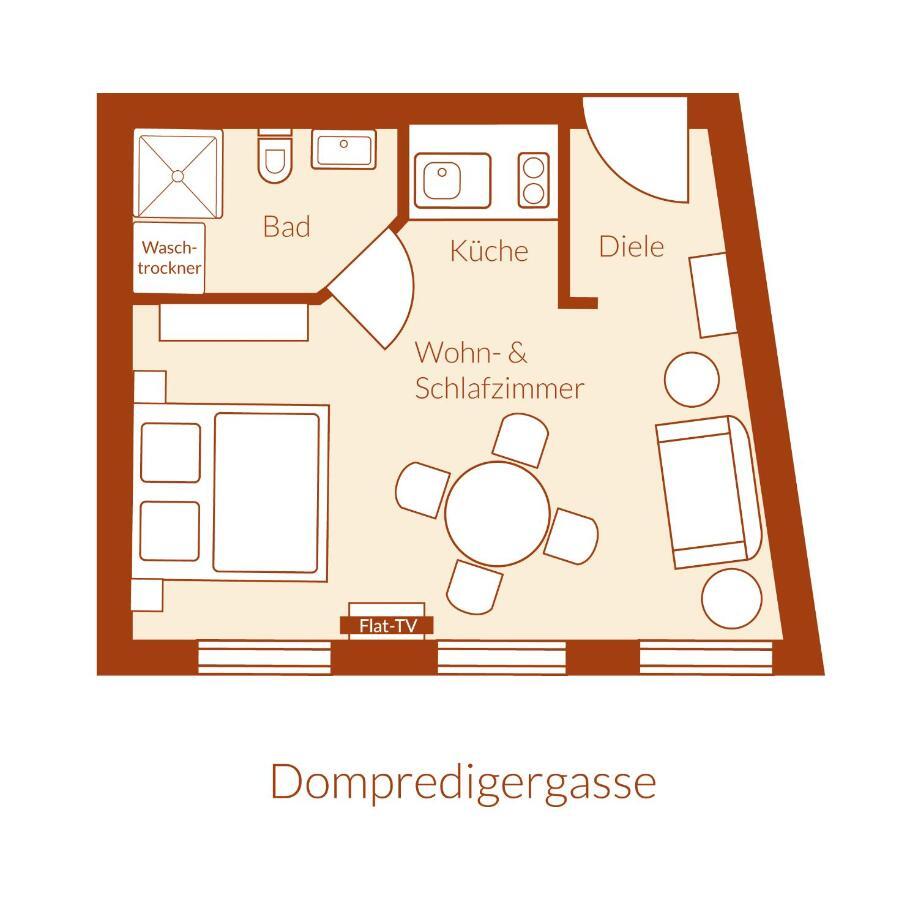 Apartment Dompredigergasse Naumburg  Ngoại thất bức ảnh